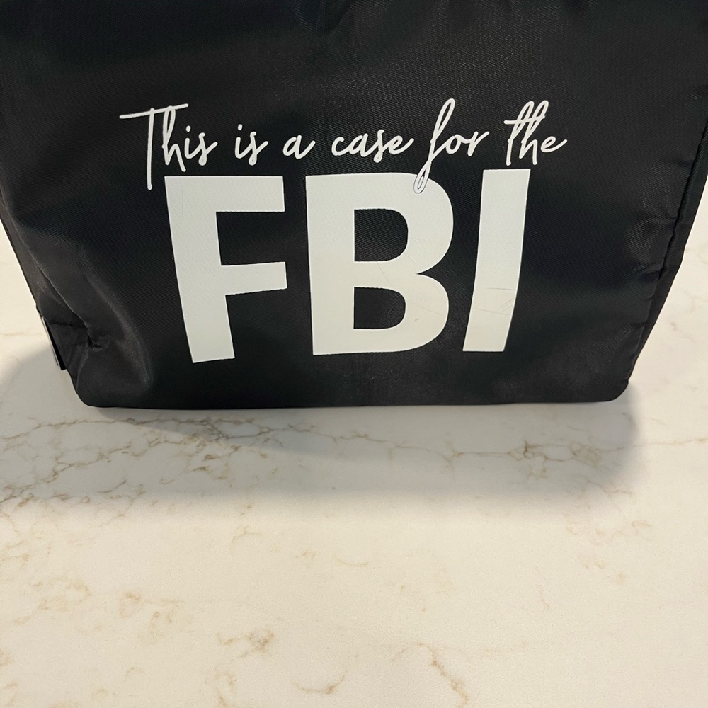 Kylie Cosmetics Black Satin Makeup Bag